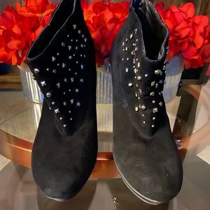 BCBGeneration Black Studded Booties